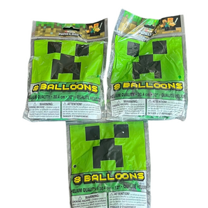 ♥️24 12” Minecraft Creeper Balloons